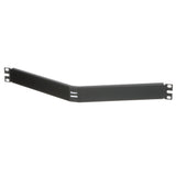 Panduit CPAF1BLY | 1PK 1RU BLK FILLER PANEL ANGLED MOQ10