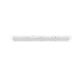 Panduit DP245E88TGWH | DP5e Flat Cat 5e Punchdown Patch Panel 24 Ports, 1RU, White