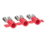 Panduit DV18-250B-3K | Reel Smart DV18-250B-3K Disconnect, Red, Vinyl, 18-22 AWG, 0.250 x 0.032" Tab