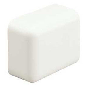Panduit ECF10EI-X | Surface Raceway, LD10 Low Voltage End Cap, Electric Ivory
