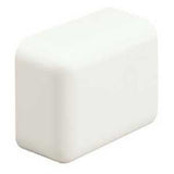 Panduit ECF3EI-E | Surface Raceway, LD3 Low Voltage End Cap, Electric Ivory