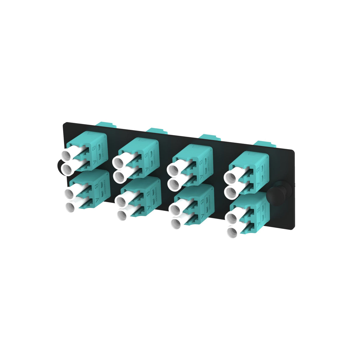 Panduit FAP8WBUDLCZ | Network Patch Panel - 8 Port(s) - 8 x Duplex - Blue, Black