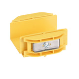 Panduit FBC2X2LYL | FiberRunner Coupler, 2x2, Yellow