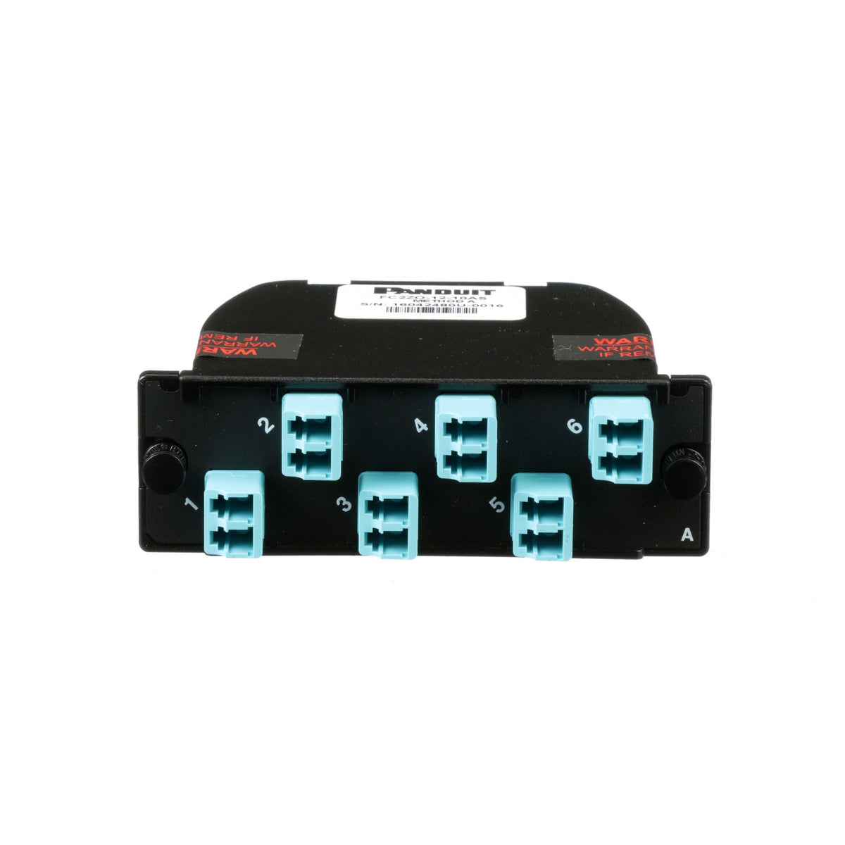 Panduit FC2ZO-12-10AS | Fiber Optic Duplex Network Adapter - 1 Pack - 2 x LC Male Network - MPO Male Network