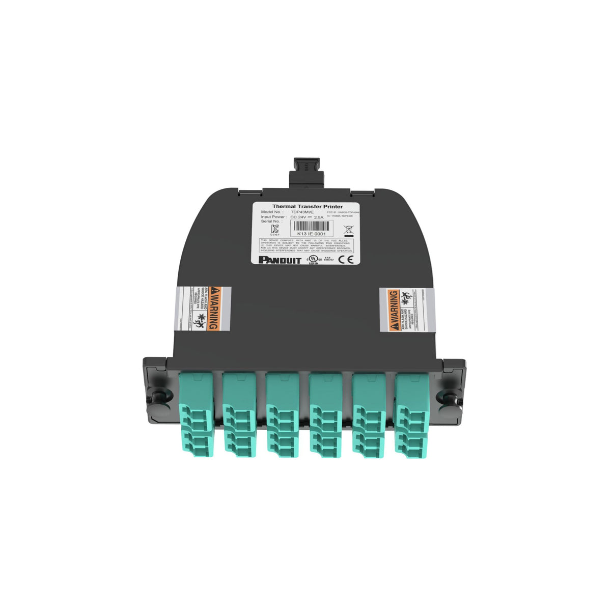 Panduit FC2ZO-24-10U | OptiCom MPO-LC Fiber Cassette OM4, 24 Fiber, Universal