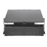 Panduit FCE4U | Panduit Fiber Enclosure - For LAN Switch, Patch Panel, Fiber Optic Cable Manager - 4U Rack Height - Rack-mountable - Black - Steel