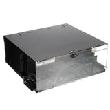 Panduit FCE4U | Panduit Fiber Enclosure - For LAN Switch, Patch Panel, Fiber Optic Cable Manager - 4U Rack Height - Rack-mountable - Black - Steel