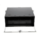 Panduit FCE4U | Panduit Fiber Enclosure - For LAN Switch, Patch Panel, Fiber Optic Cable Manager - 4U Rack Height - Rack-mountable - Black - Steel