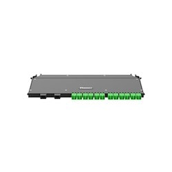 Panduit FDC9N-24-LAAFLH | 24F Front Access Cassette, Os2 Lc Apc Duplex To 2 X Mpo12, Method A, Pair Flip, Std Il. Lh