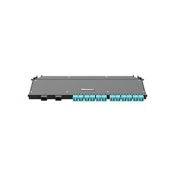 Panduit FDCSA-24-10ULH | 24F Front Access Cassette, Om4+ Lc Duplex To 2 X Mpo12, Universal Polarity, Ultra Il. Lh