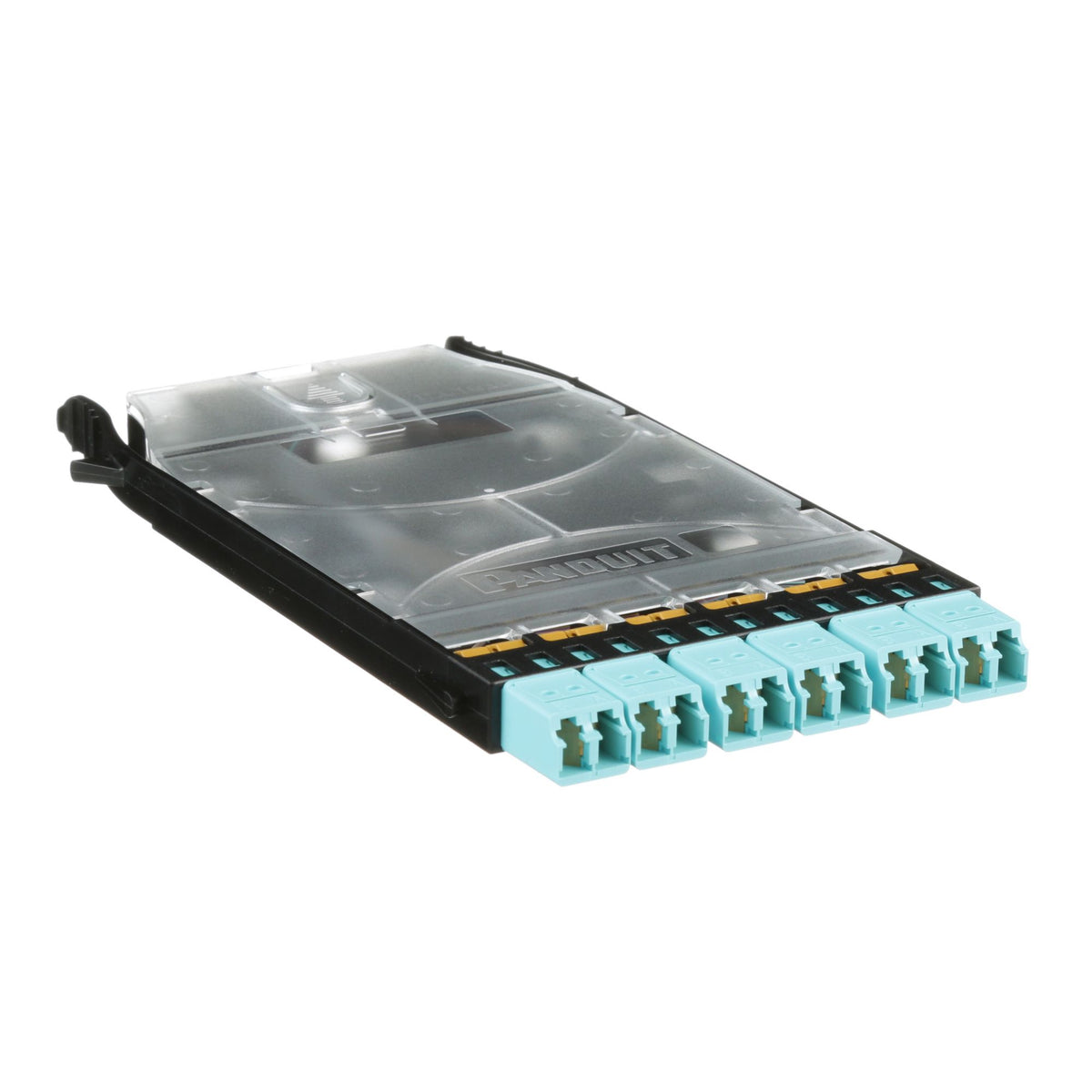 Panduit FHSZO-12-10R | Panduit HD Flex Network Patch Panel - 6 Port(s) - 6 x Duplex - Aqua