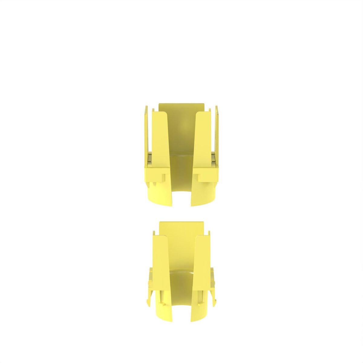 Panduit FIDT2X2LYL | FiberRunner 1-Port Spillout, 2x2, Yellow