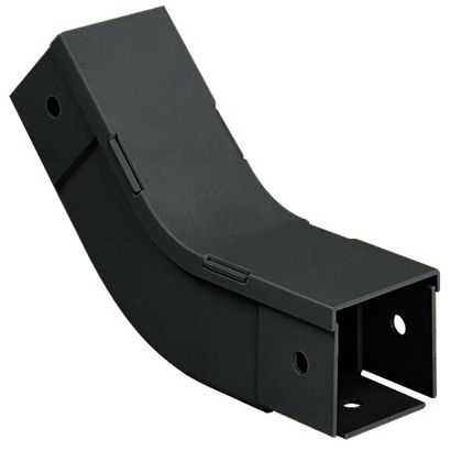 Panduit FIV452X2LBL | FIBERRUNNER INSIDE VERTICAL 45 DEGREE, BLACK