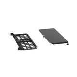 Panduit FLEX-PLATE1UPR | HD Flex Patch Panel Slack Plate w/Rear 1RU, Black