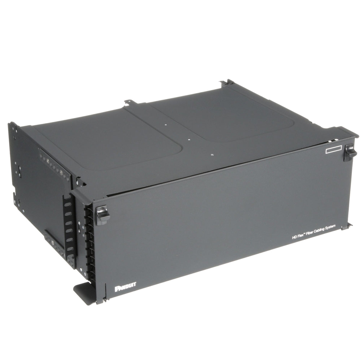 Panduit FLEX4U12 | Panduit 4 RU HD Flex 12-Port Enclosure - For Patch Panel - 4U Rack Height - Rack-mountable