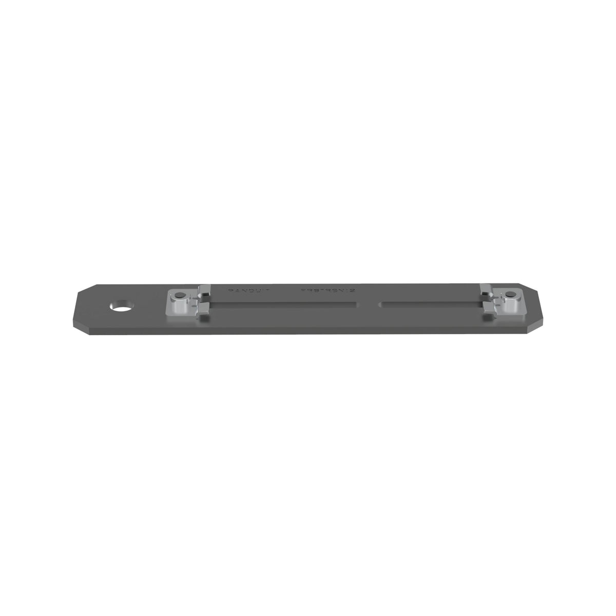 Panduit FR6TRBN12M | Panduit FiberRunner 4x4 and 6x4 QuikLock New Threaded Rod Bracket - Cable raceway bracket - black