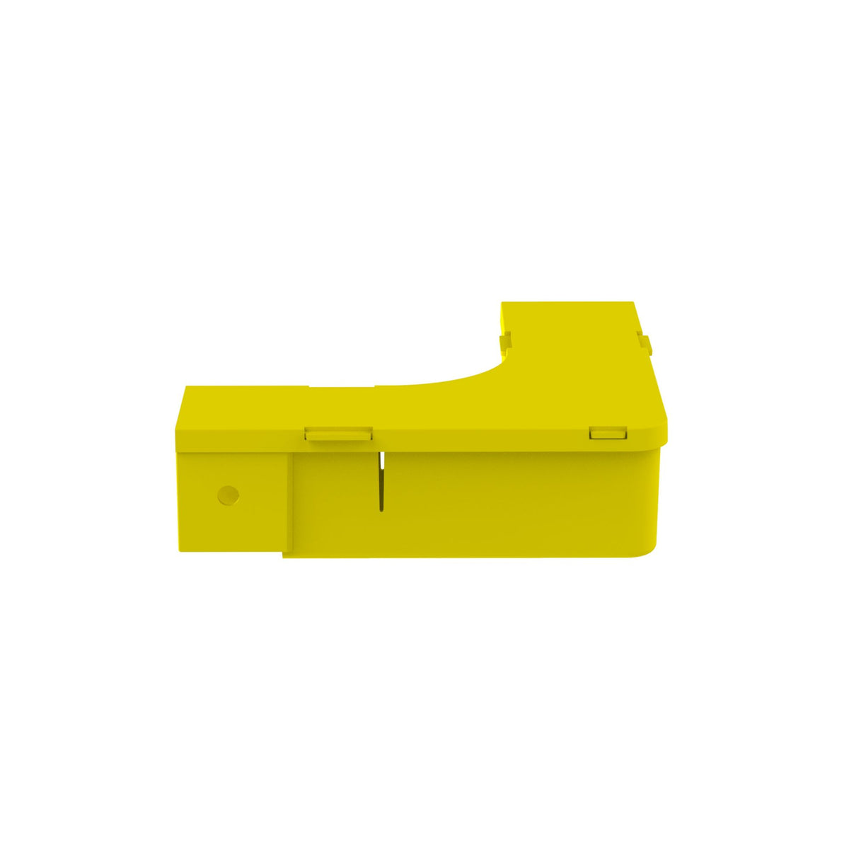 Panduit FRA2X2LYL | FiberRunner Horizontal Right-Angle, 2x2, Yellow