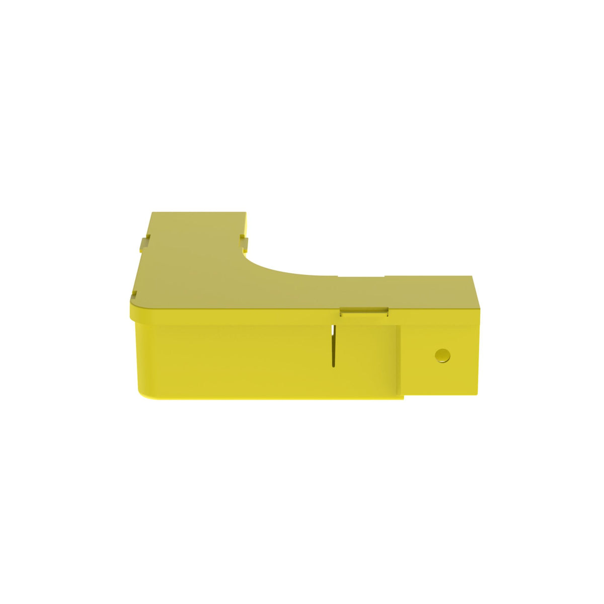 Panduit FRA2X2LYL | FiberRunner Horizontal Right-Angle, 2x2, Yellow