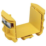 Panduit FRBC4X4YL-E | Panduit FiberRunner 4x4 QuikLock Coupler - Cable raceway joint coupler - yellow (pack of 20)