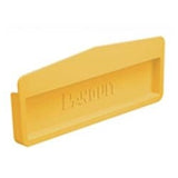 Panduit FREC12X4YL | FiberRunner End Cap Fitting, 12x4, Yellow