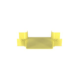 Panduit FRFWC12X4LYL | FiberRunner 4-Way Cross Fitting, 12x4, Yellow
