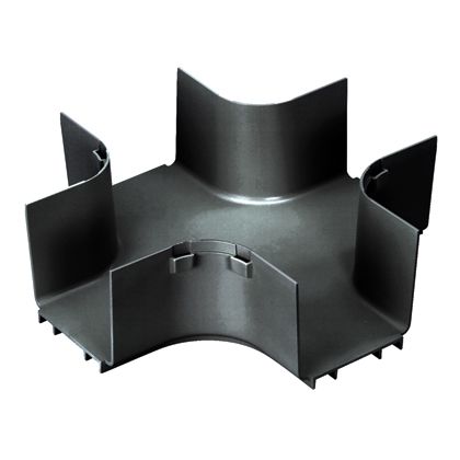 Panduit FRFWC4X4LBL | FIBERRUNNER 4- WAY CROSS, ATTACHES TO 4" X 4" CHANNELS