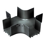 Panduit FRFWC4X4LBL | FIBERRUNNER 4- WAY CROSS, ATTACHES TO 4" X 4" CHANNELS