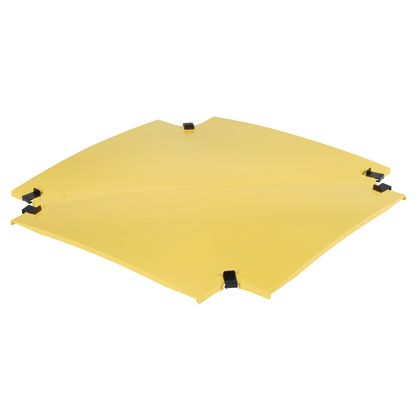 Panduit FRFWCCV24YL | FiberRunner Four Way Cross Cover