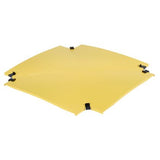 Panduit FRFWCCV24YL | FiberRunner Four Way Cross Cover