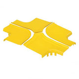 Panduit FRFWCSC12W6LYL | FIBERRUNNER 4-WAY CROSS COVER