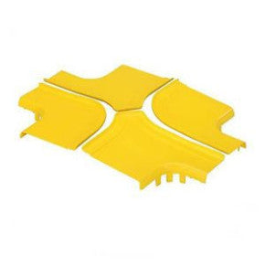 Panduit FRFWCSC12W6YL Optional Split Cover For the Four Way Cross Fitting