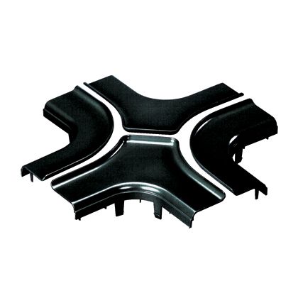 Panduit FRFWCSC4LBL | FIBERRUNNER 4-WAY CROSS COVER
