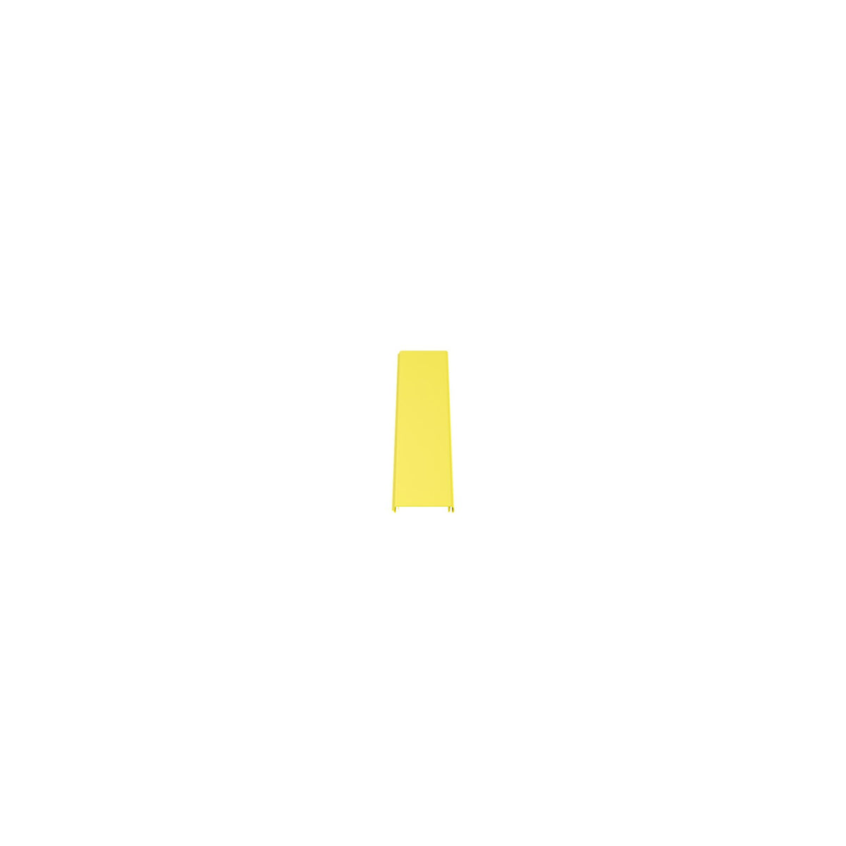 Panduit FRHC6YL2 | FiberRunner Snap-On Hinged Cover, 6x4, Yellow