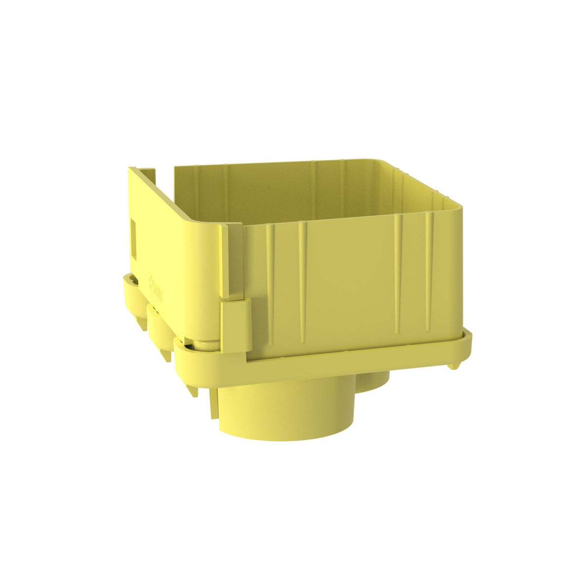 Panduit FRIDT4X4LYL | FiberRunner 2-Port Spillout, 4x4, Yellow
