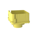Panduit FRIDT4X4LYL | FiberRunner 2-Port Spillout, 4x4, Yellow