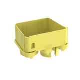 Panduit FRIDT4X4LYL | FiberRunner 2-Port Spillout, 4x4, Yellow