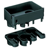 Panduit FRIDT6X4LBL | FIBERRUNNER 3-PORT SPILLOUT, USED WITH 6X4 FITTING, LSZH, BLACK