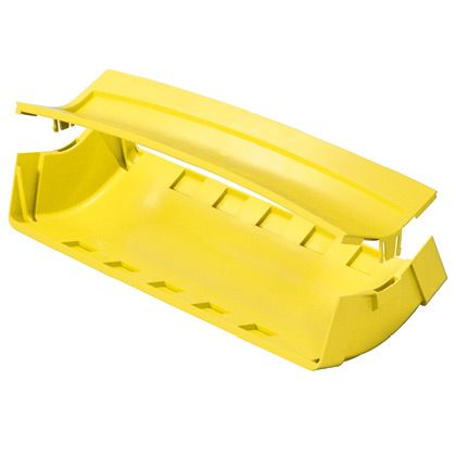Panduit FRIV4524X4LYL | FIBERRUNNER INSIDE VERTICAL ANGLE FITTING, 45 DEGREE