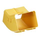 Panduit FRIV456X4LYL | FIBERRUNNER INSIDE VERTICAL ANGLE FITTING, 45 DEGREE