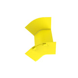 Panduit FROV4512X4LYL | FIBERRUNNER OUTSIDE VERTICAL ANGLE FITTING, 45 DEGREE