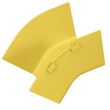 Panduit FROV456X4LYL | FIBERRUNNER OUTSIDE VERTICAL ANGLE FITTING, 45 DEGREE
