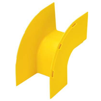 Panduit FROVRA4X4LYL | FIBERRUNNER OUTSIDE VERTICAL RIGHT ANGLE, 90 DEGREE