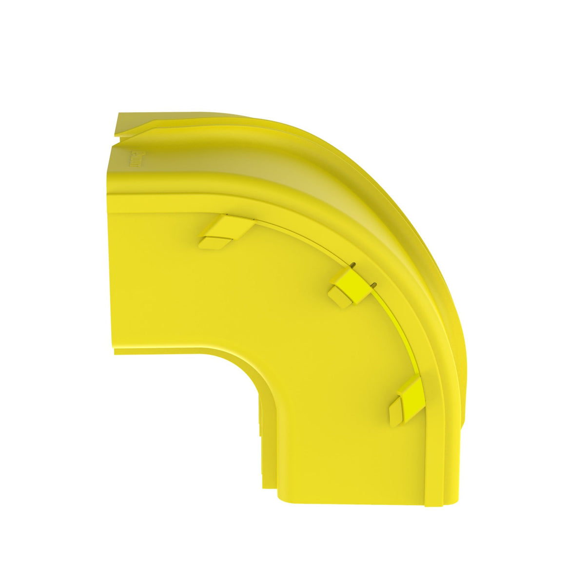Panduit FROVRA6X4LYL | FiberRunner Outside Vertical Right-Angle, 90°, 6x4, Yellow