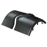 Panduit FROVRASC12LBL | FIBERRUNNER COVER 12X4 OUTSIDE VERTICAL RIGHT-ANGLE, LSZH, BLACK