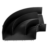 Panduit FRRA12X4LBL | FIBERRUNNER 12" X4" HORIZONTAL RIGHT ANGLE, LSZH, BLACK