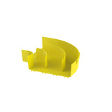 Panduit FRRA12X4LYL | FiberRunner Horizontal Right-Angle, 90°, 12x4, Yellow