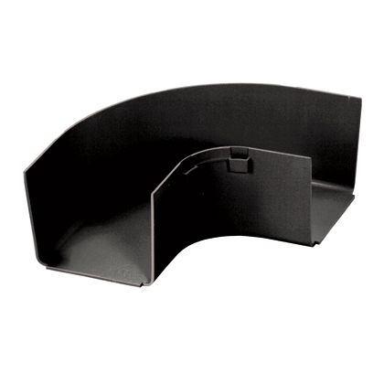 Panduit FRRA4X4LBL | FIBERRUNNER 4" X 4" HORIZONTAL RIGHT ANGLE, LSZH, BLACK