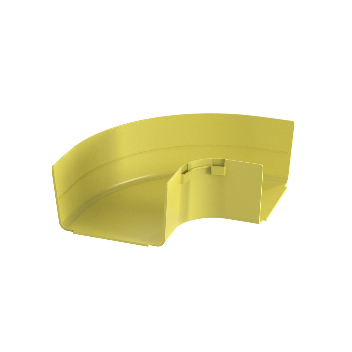 Panduit FRRA6X4LYL | FiberRunner Horizontal Right-Angle, 90°, 6x4, Yellow