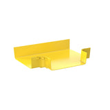 Panduit FRT12X4LYL | FiberRunner Horizontal Tee, 12x4, Yellow