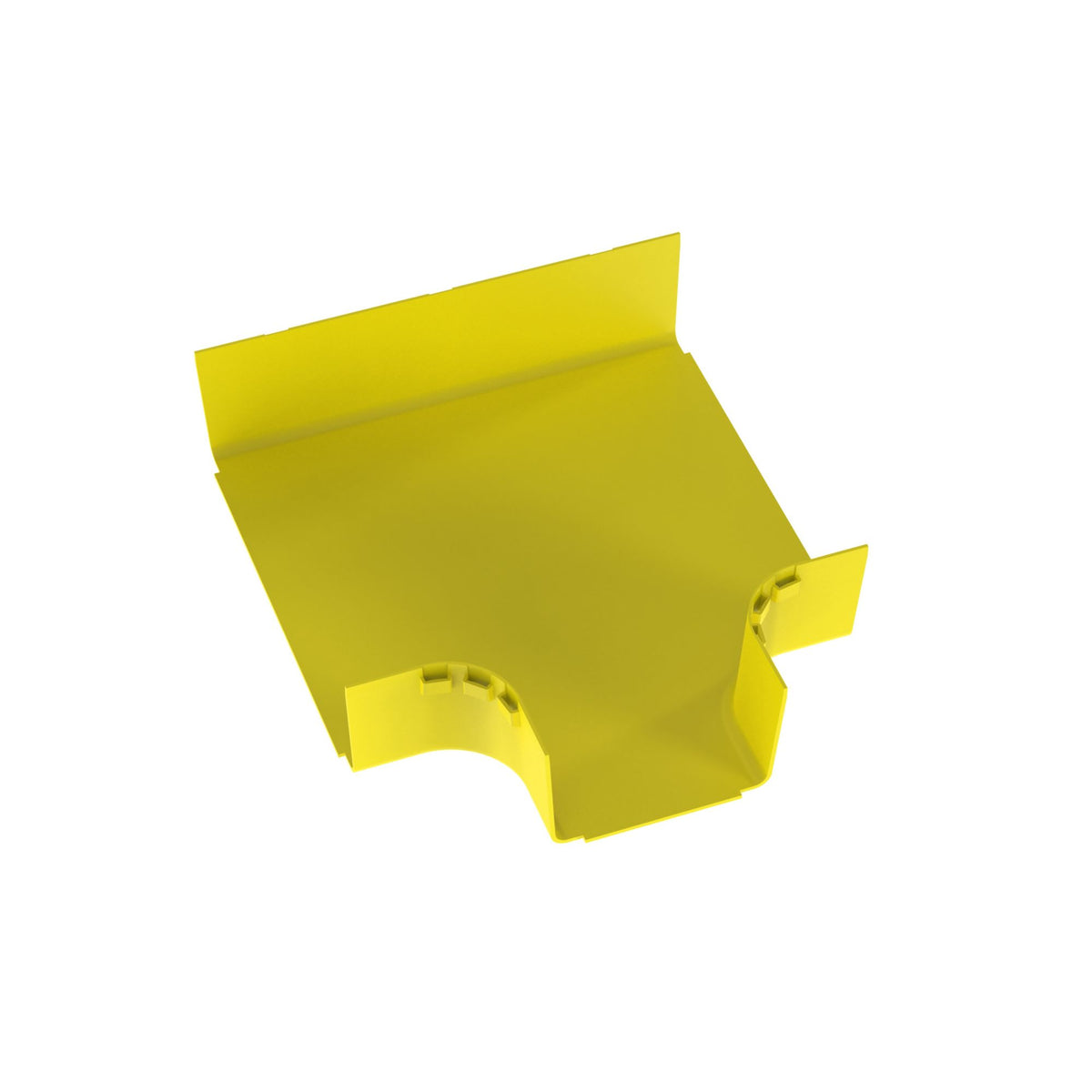 Panduit FRT12X4W6LYL | FiberRunner Horizontal Tee, 90°, 12x4, Yellow